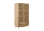 2 Door 1 Drawer / Oak