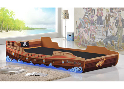Caribbean Pirate Ship Bed Single