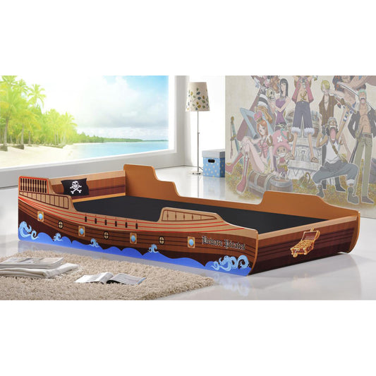 Caribbean Pirate Ship Bed Single