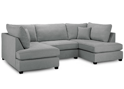 Carnaby Classic Sofa Grey U Shape Corner