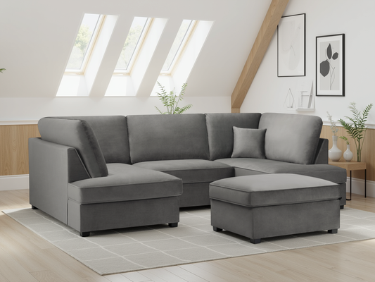 Carnaby Sofa Plush U Shape Corner