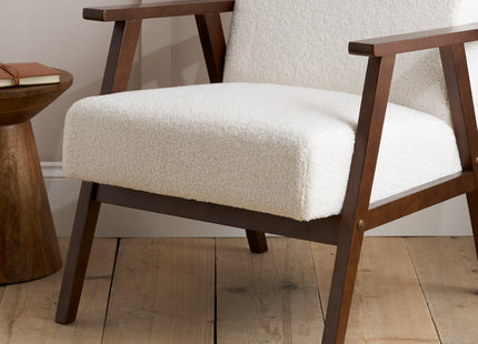 Ellwood Boucle Armchair – Stylish Occasional Chair UK