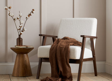 Ellwood Boucle Armchair – Stylish Occasional Chair UK