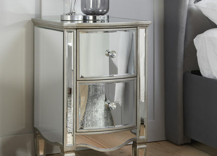 Elysee 2 Drawer Bedside