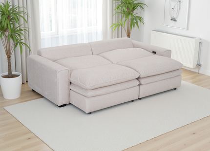 Florence Cloud Beige Electric Sofa