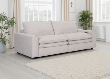 Florence Cloud Beige Electric Sofa