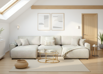 Luma Sofa Beige U Shape Corner