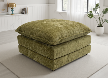Solaya Sofa Green Footstool