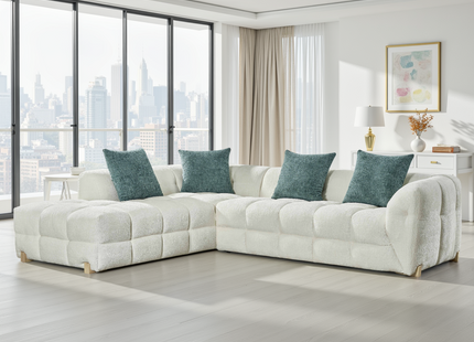 Genoa Sofa Beige Left Hand