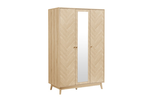 Herringford Wardrobe With Mirror