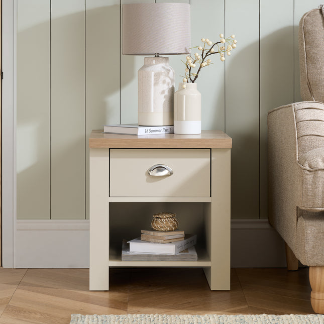 Highgate 1‑Drawer Lamp Table