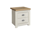2 Drawer / Cream & Oak