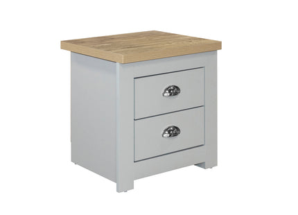 Highgate 2-Drawer Bedside Table