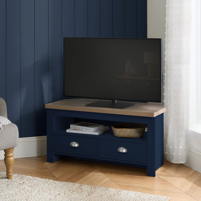 Highgate Corner TV Unit – Stylish Living Room Storage UK