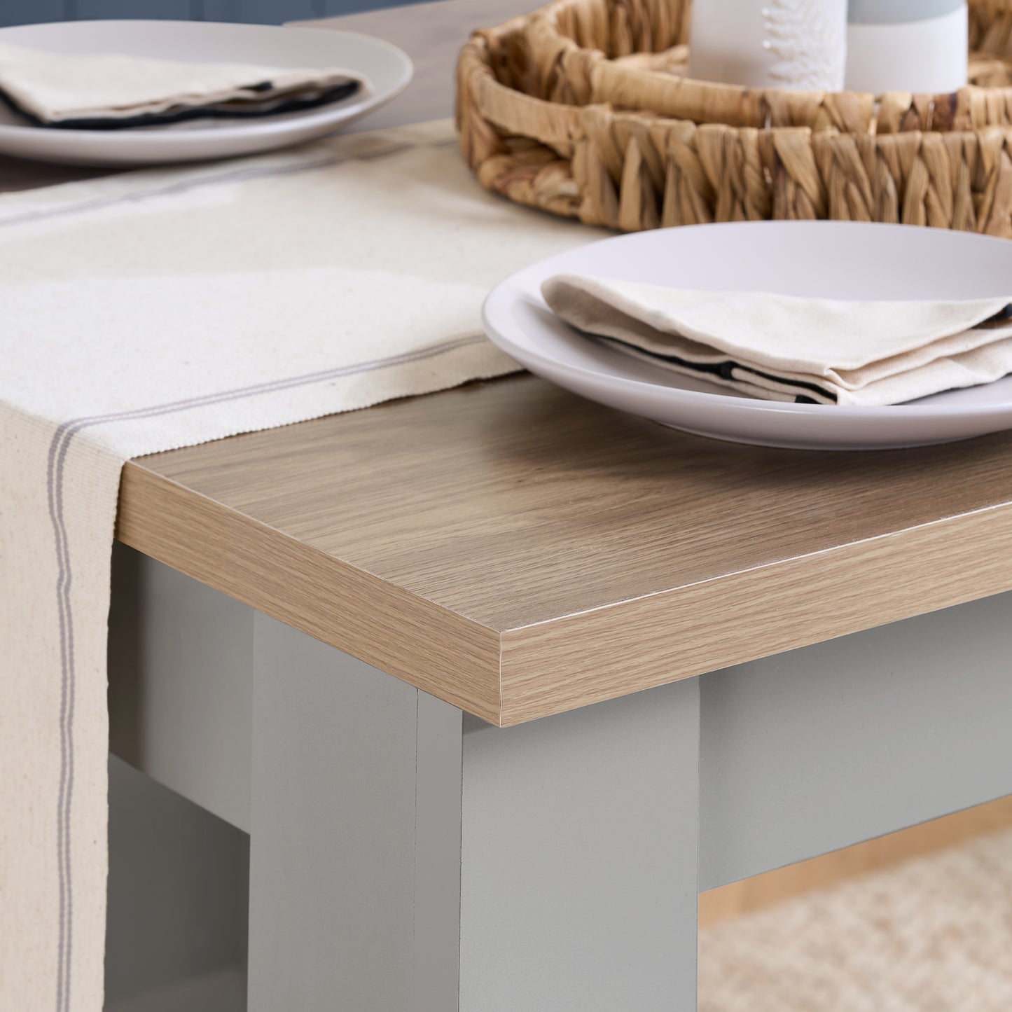 Highgate Dining Table & Bench Set