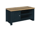 Small / Navy Blue & Oak