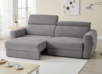 Dakota Electric Sofabed Grey 3 Seater