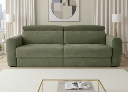 Dakota Electric Sofabed Green 3 Seater