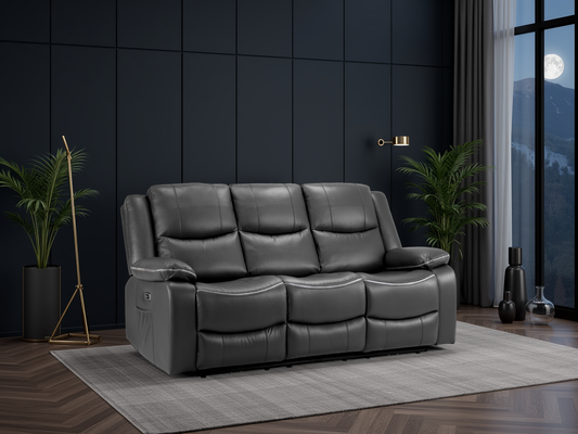 Harald Electric Recliner Sofa 3 Seater