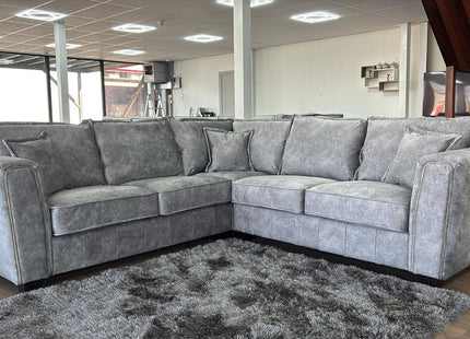 Serena Sofa Grey Large Corner
