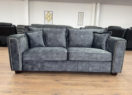Serena Sofa Black 3 Seater
