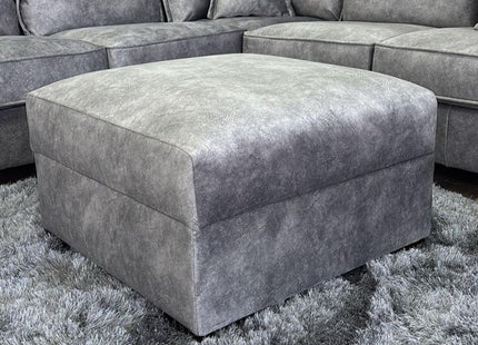Serena Sofa Grey Footstool