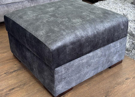 Serena Sofa Black Footstool