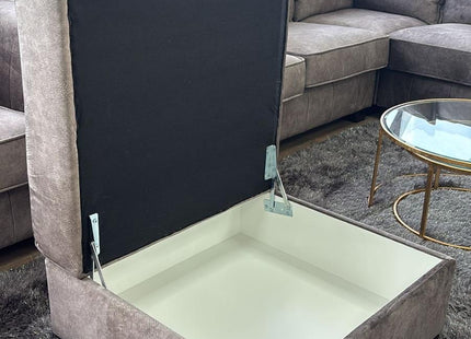 Serena Sofa Brown Footstool