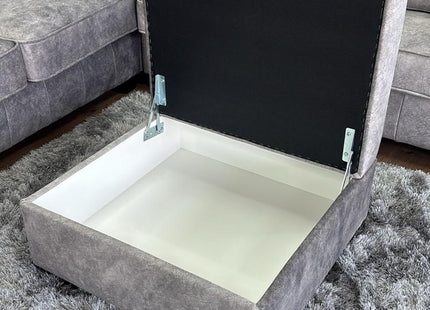 Serena Sofa Grey Footstool