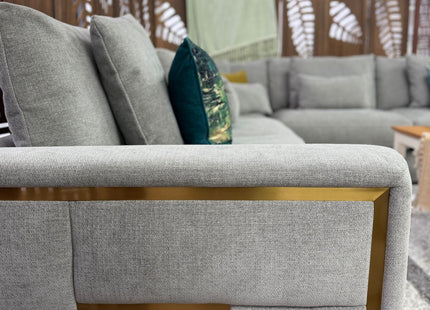 Jupiter Sofa Grey Large Corner