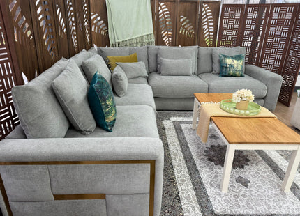 Jupiter Sofa Grey Large Corner