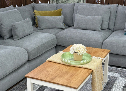 Jupiter Sofa Grey Large Corner