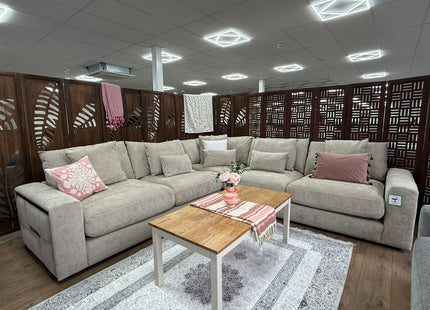 Jupiter Sofa Beige Large Corner