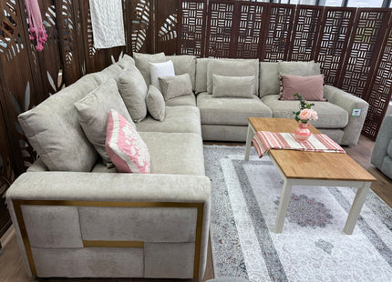 Jupiter Sofa Beige Large Corner