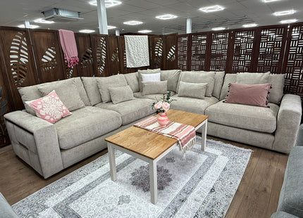 Jupiter Sofa Beige Large Corner