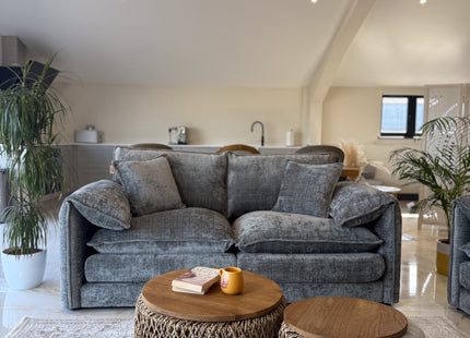 Solaya Sofa Grey 3 Seater