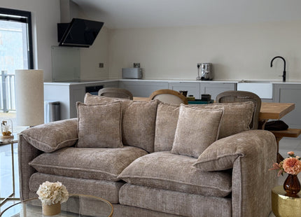 Solaya Sofa Beige 3 Seater