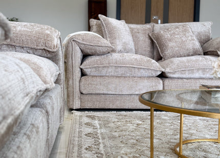 Solaya Sofa Beige 3 Seater
