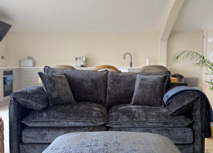Solaya Sofa Black 3 Seater
