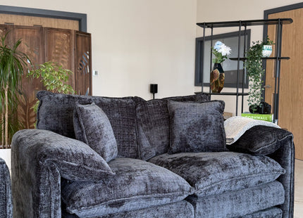 Solaya Sofa Black 2 Seater