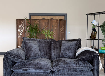 Solaya Sofa Black 2 Seater