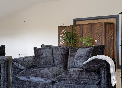 Solaya Sofa Black 2 Seater