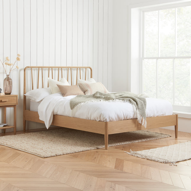 Jesper Bed Frame in Oak