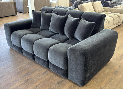 Jacob Sofa Black 3 Seater