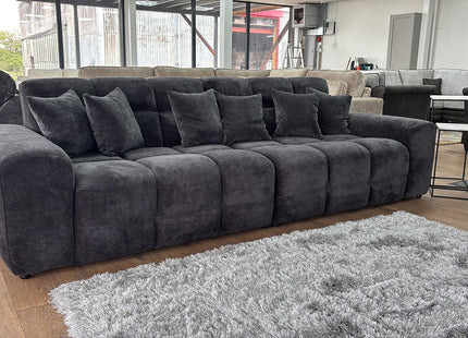 Jacob Sofa Black 4 Seater