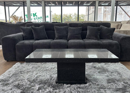 Jacob Sofa Black 4 Seater