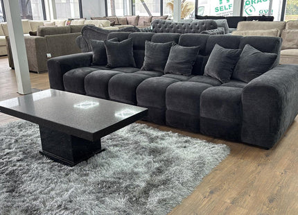 Jacob Sofa Black 4 Seater