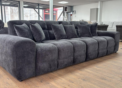 Jacob Sofa Black 4 Seater