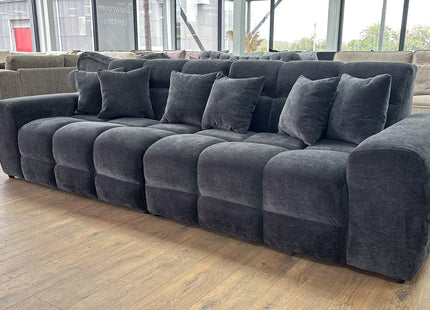 Jacob Sofa Black 4 Seater