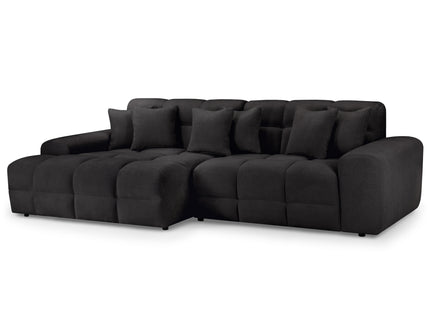 Jacob Sofa Black Left Hand Facing Corner